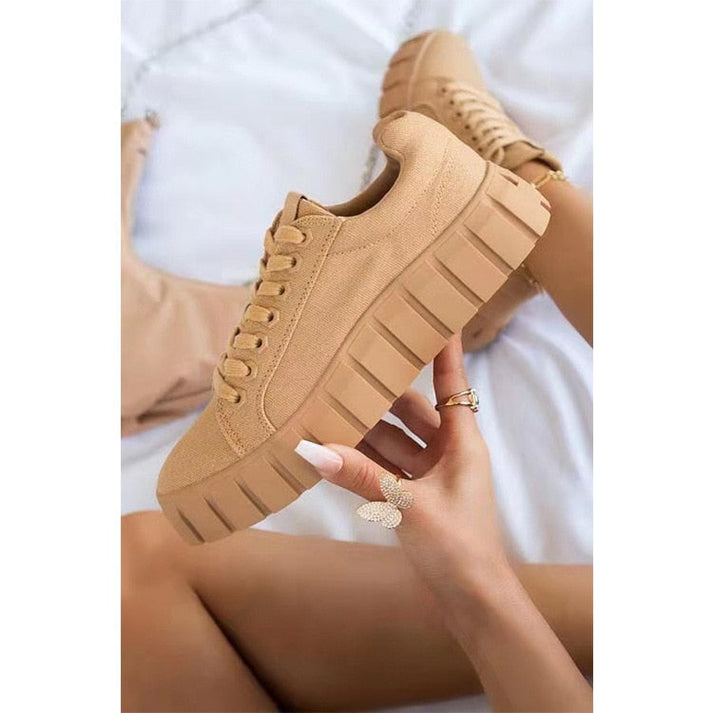 Modische Orthopädische Damen-Sportschuhe mit Plateausohle