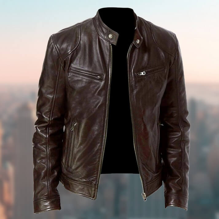 Stilvolle Lederjacke Herren