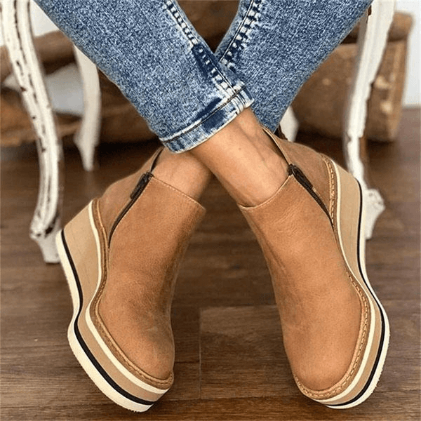 Runde Zehenstiefel für Damen