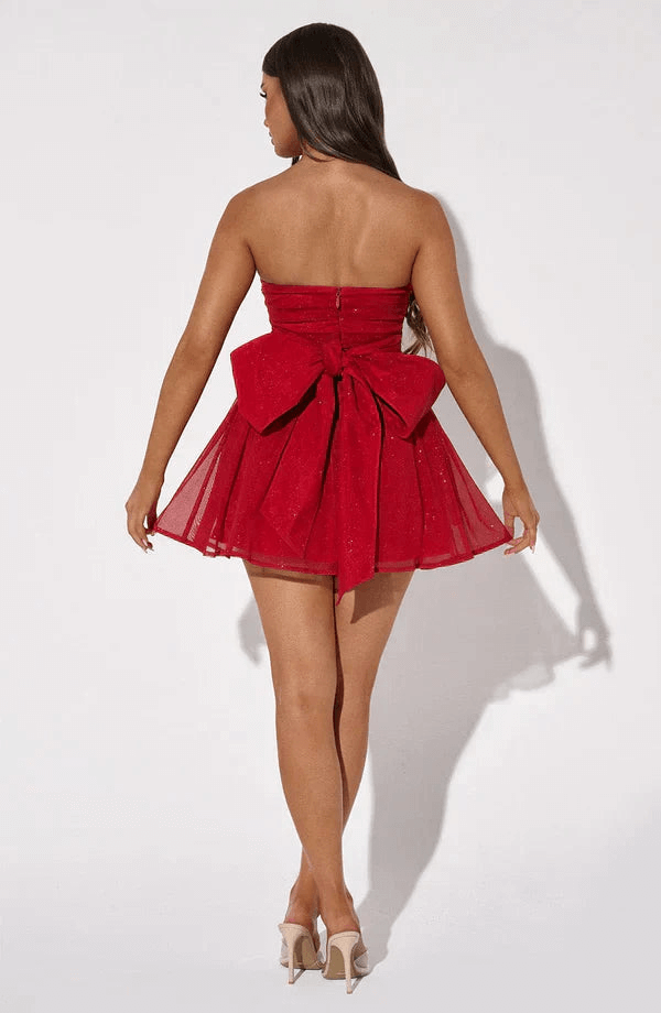 Funkelndes Mini Partykleid