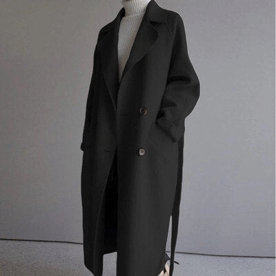 Zeitloser Eleganz Wollmantel