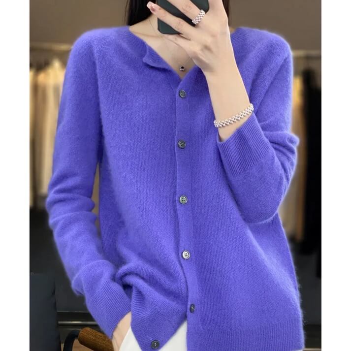 Luxuriöser Damen Wollpullover