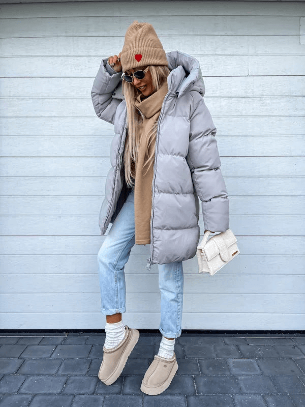 Moderne Daunenjacke für Frauen