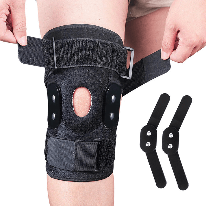 FlexiGuard- Verstellbare und Gelenkige Knieschiene für optimale Unterstützung