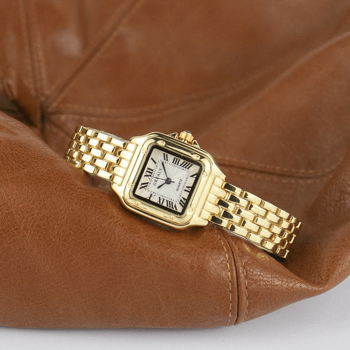 Moderne quadratische Uhr für Damen