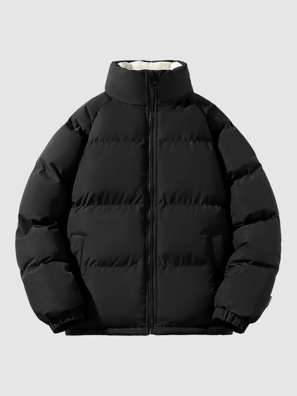 Fleece-Innenfutter Pufferjacke