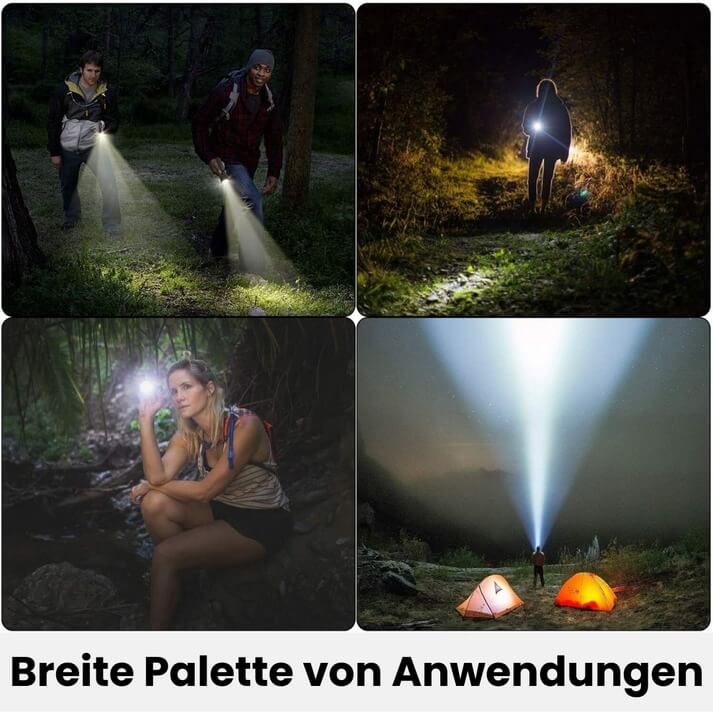 Leistungsstarke LED-Taschenlampe