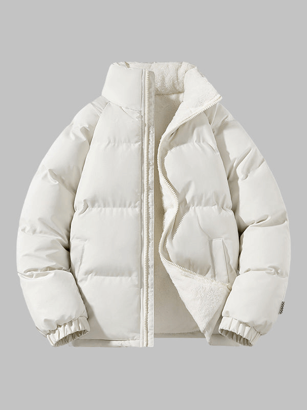 Fleece-Innenfutter Pufferjacke