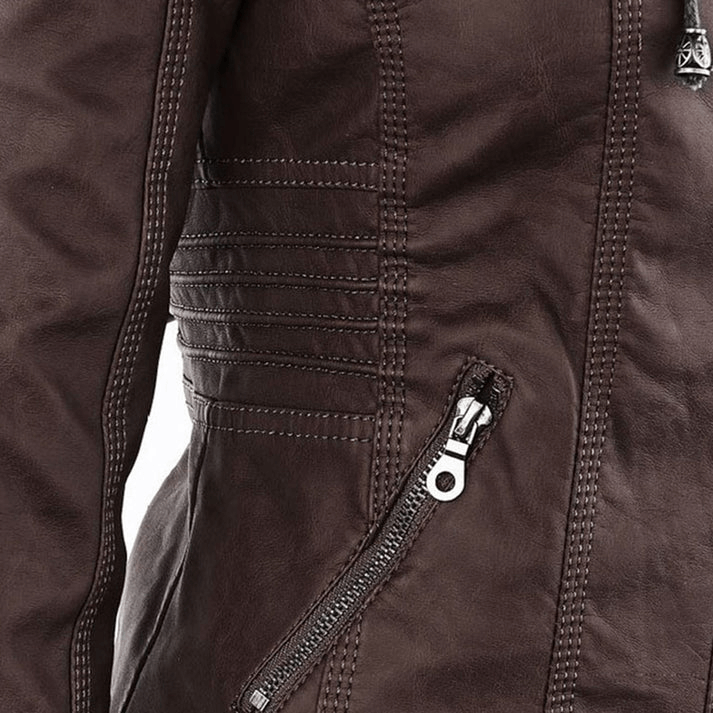 Hochwertige Damen Lederjacke