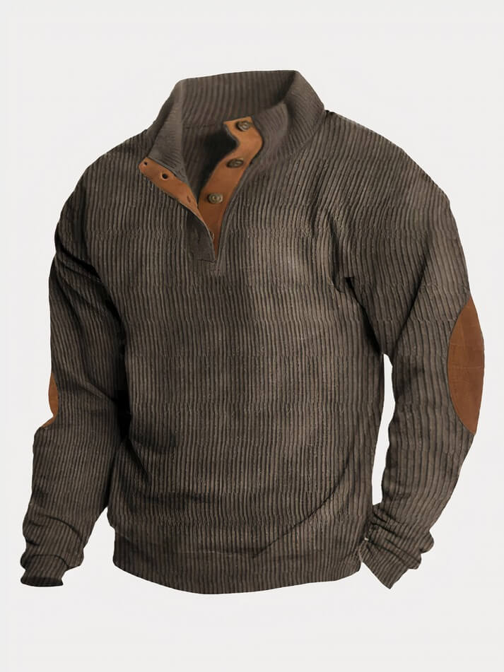 Hochwertiger Farbkontrast Pullover