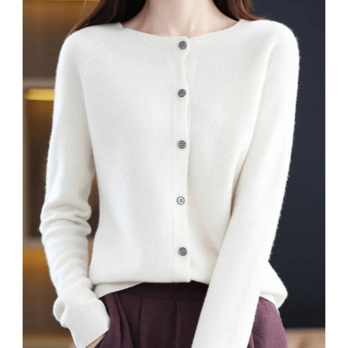 Luxuriöser Damen Wollpullover