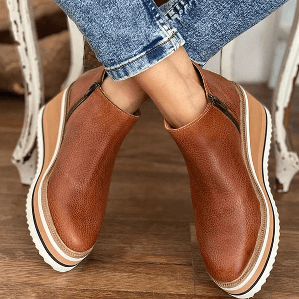 Runde Zehenstiefel für Damen