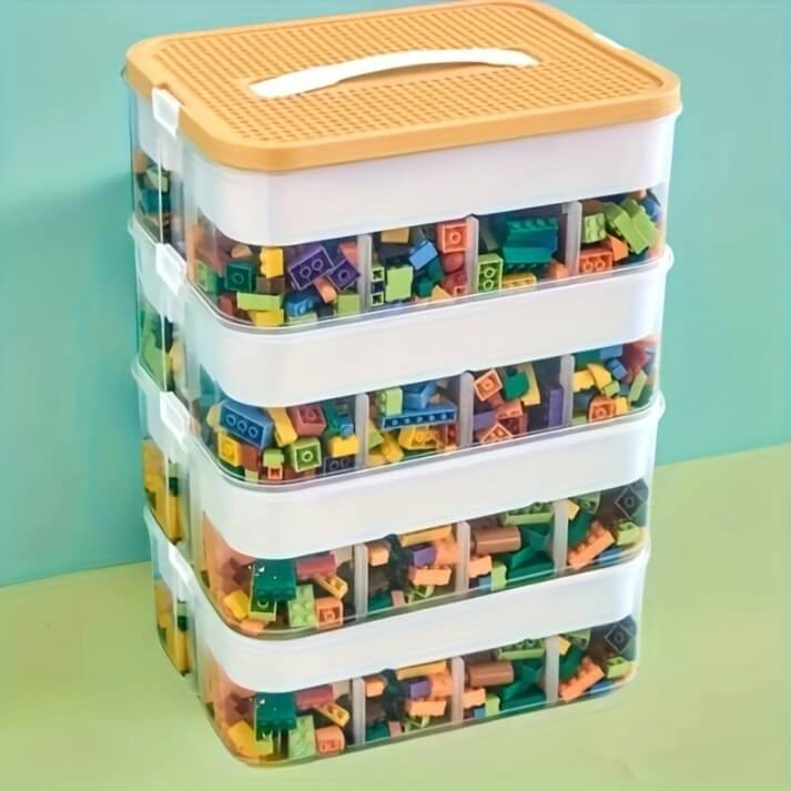 Stapelbare Organizer Box mit Deckel