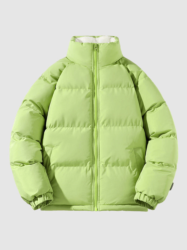 Fleece-Innenfutter Pufferjacke