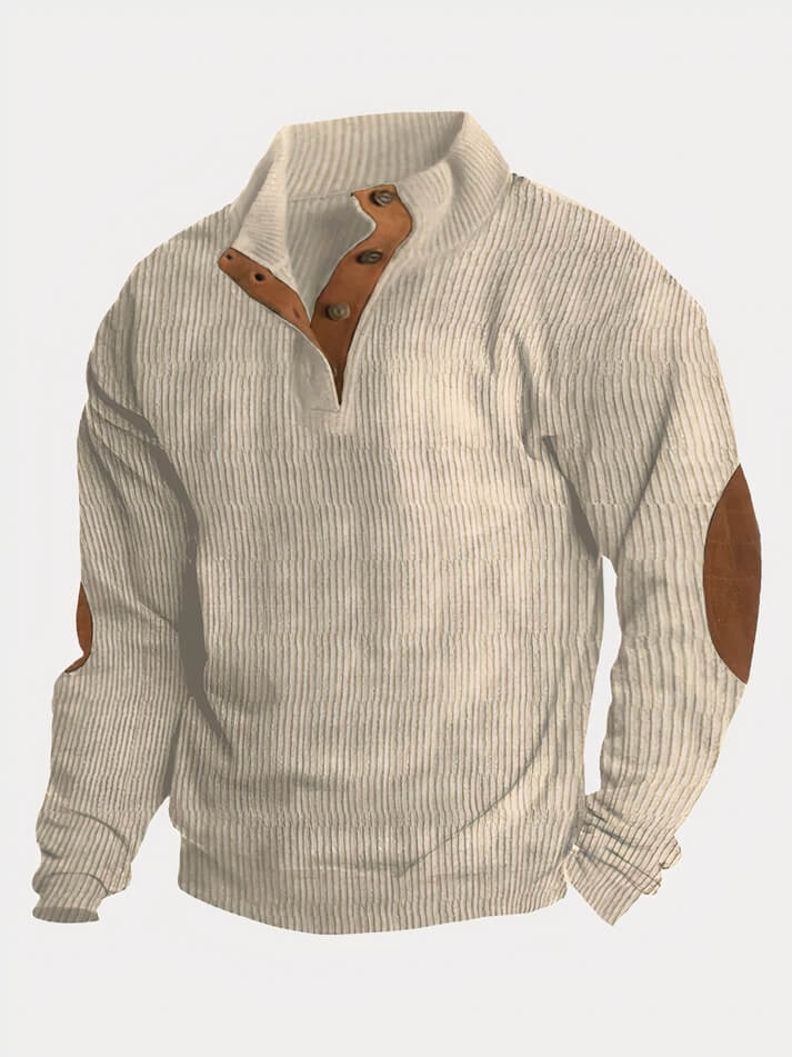 Hochwertiger Farbkontrast Pullover