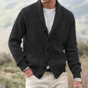 Vintage Strickjacke mit V-Ausschnitt