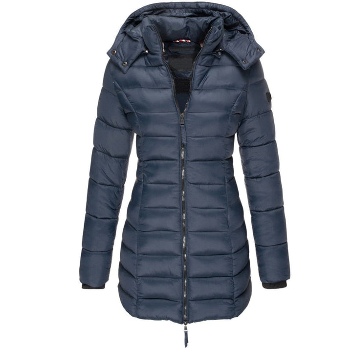 WOLFF Die beste und gemütlichste Daunenjacke mit Kapuze und Reißverschluss