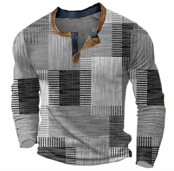 Stilvoll Warmer Herrenpullover