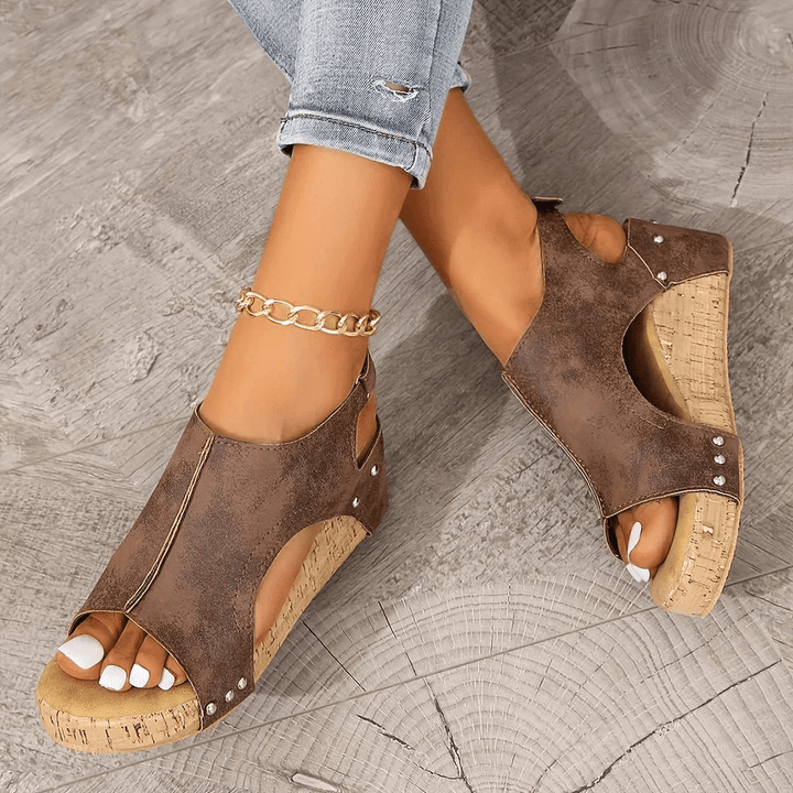 Elegante Keilsandaletten für Damen
