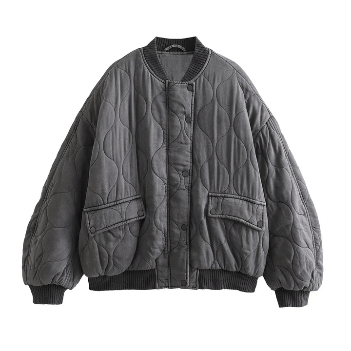 Locker geschnittene Damen Bomberjacke