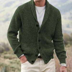Vintage Strickjacke mit V-Ausschnitt
