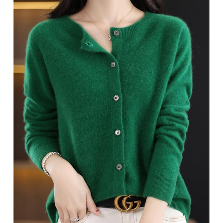 Luxuriöser Damen Wollpullover