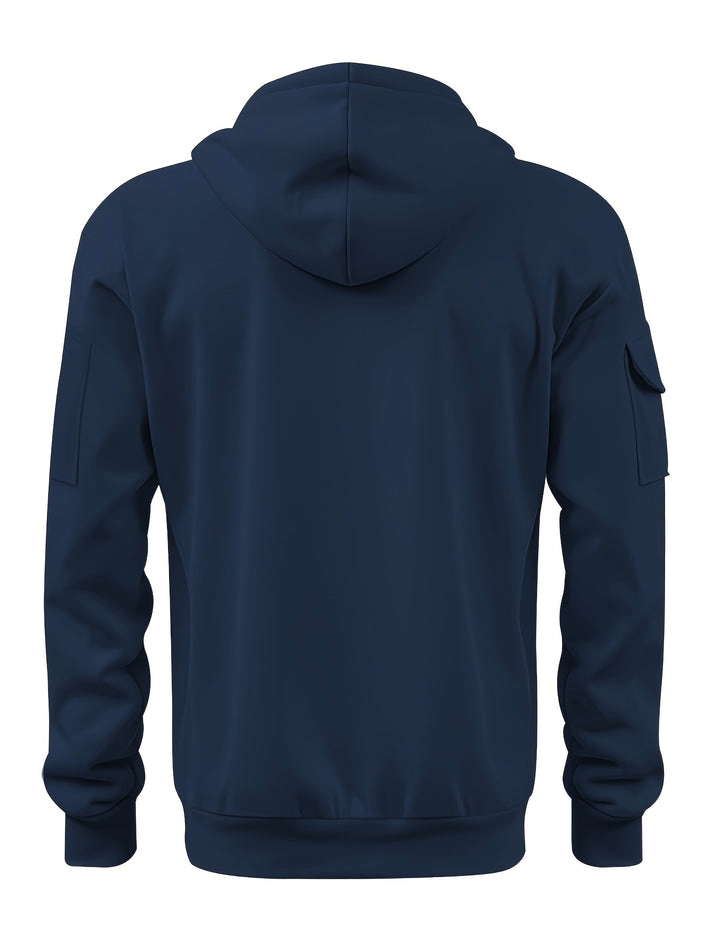 Fleecegefütterter Herren Kapuzenpullover