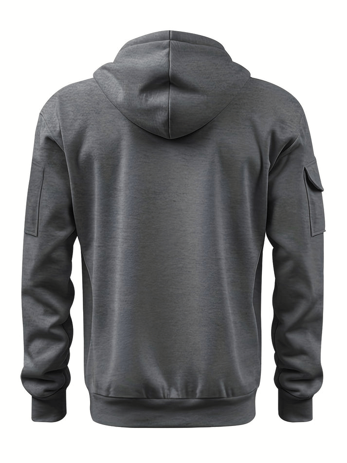 Fleecegefütterter Herren Kapuzenpullover