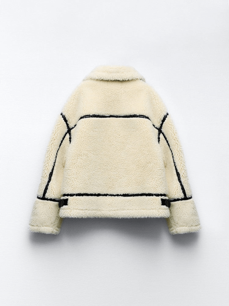 Elegante Teddy Jacke für Frauen