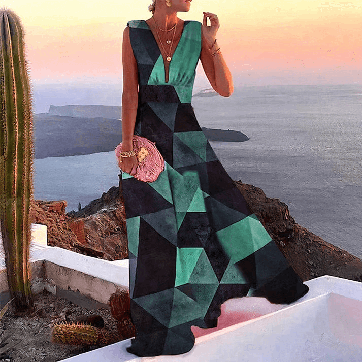 Schmeichelndes Sommerkleid Damen