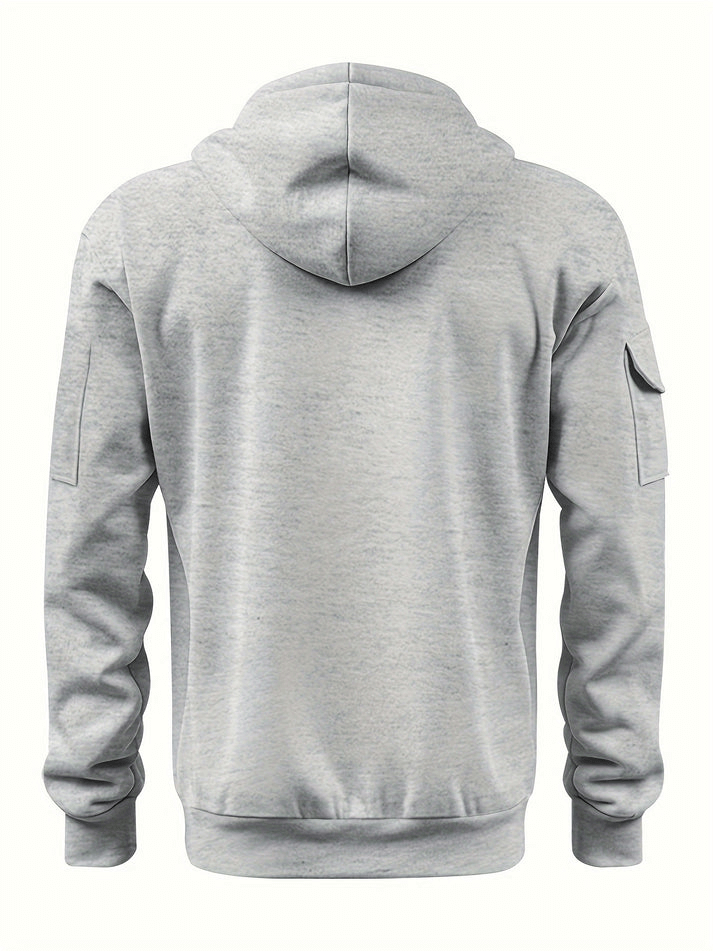 Fleecegefütterter Herren Kapuzenpullover