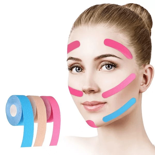 Kinesiologisches Tape für Gesicht und Hals