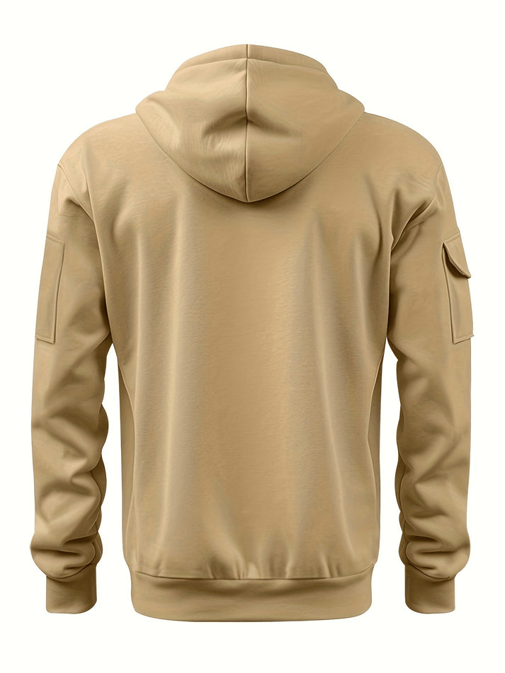 Fleecegefütterter Herren Kapuzenpullover