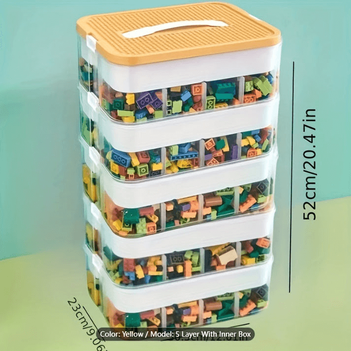 Stapelbare Organizer Box mit Deckel