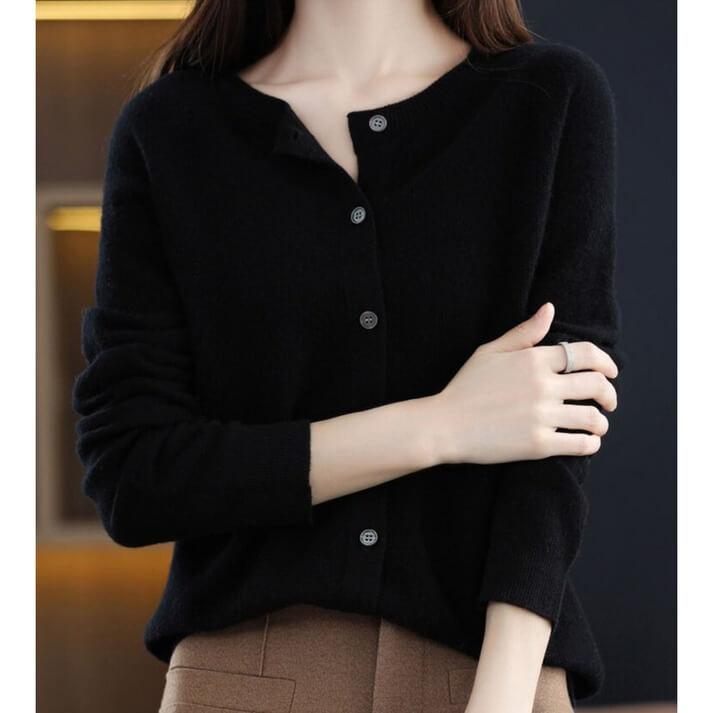 Luxuriöser Damen Wollpullover