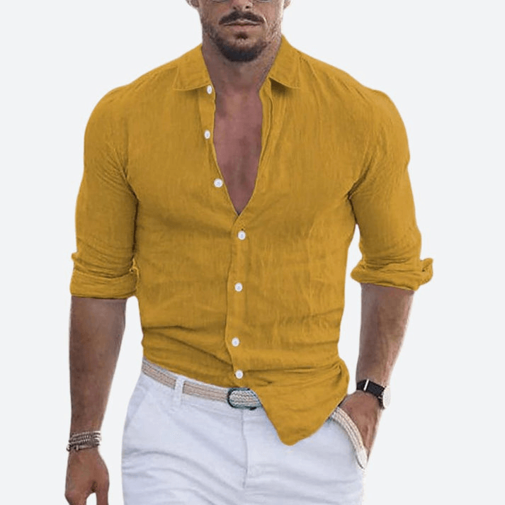 Stilvolles Herren Leinenhemd