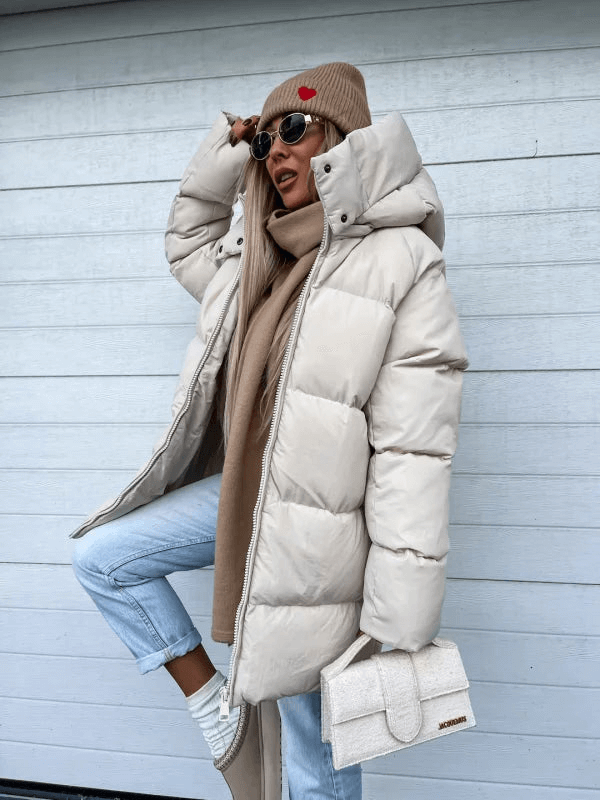 Moderne Daunenjacke für Frauen