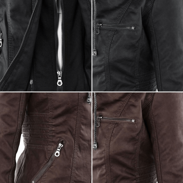 Hochwertige Damen Lederjacke