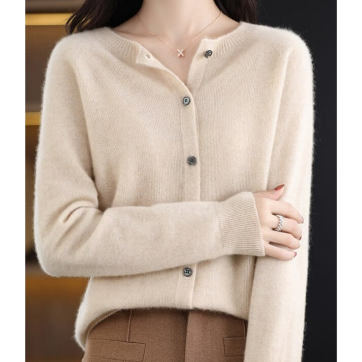 Luxuriöser Damen Wollpullover