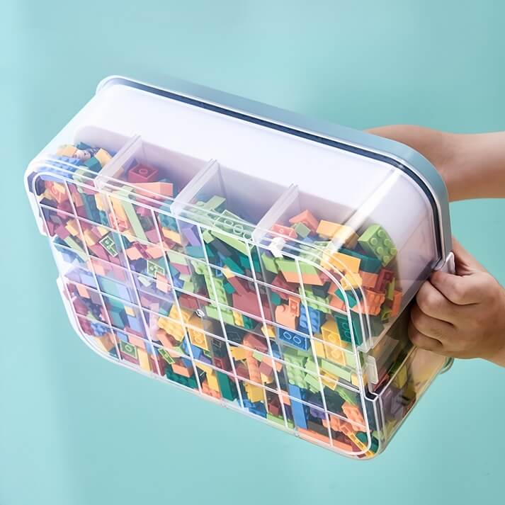 Stapelbare Organizer Box mit Deckel