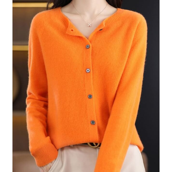 Luxuriöser Damen Wollpullover