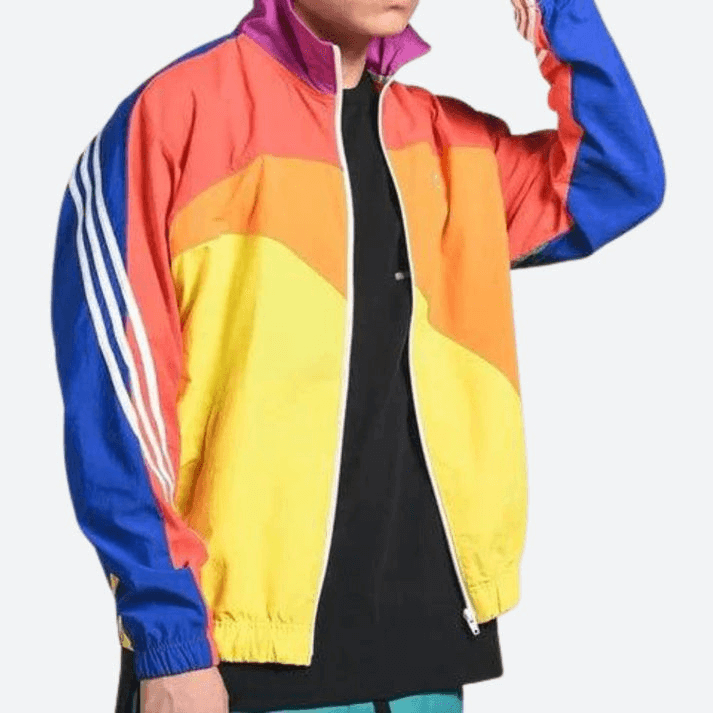 90er Jahre Retro Windbreaker