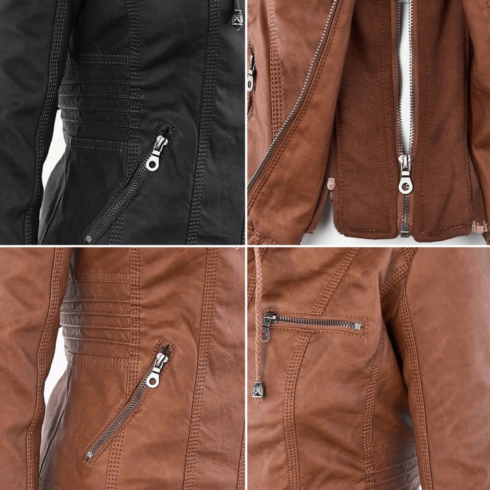 Hochwertige Damen Lederjacke