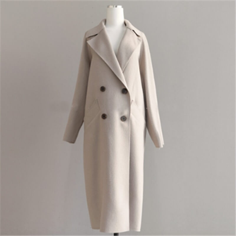 Zeitloser Eleganz Wollmantel