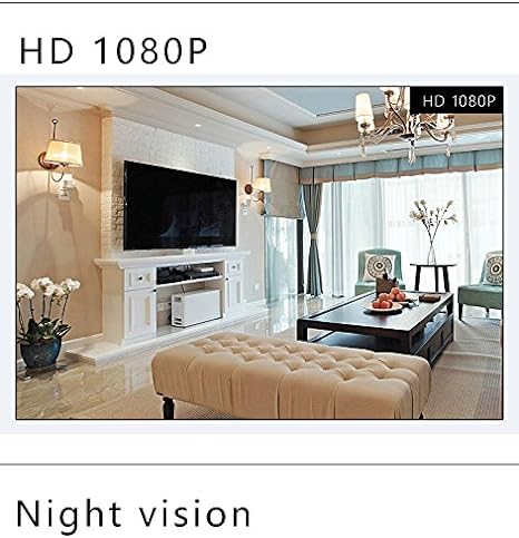 "Drahtlose 1080P WiFi Sicherheitskamera mit HD-Auflösung, kompakt und elegant für Innen- und Außenbereich."