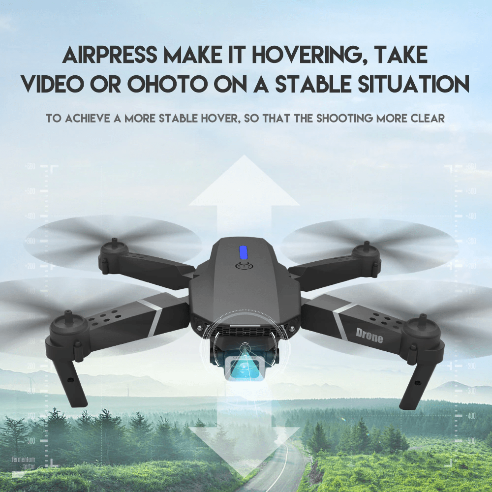 "Drohne X Pro 2024 in der Luft, 4K HD Kamera, langlebig, GPS-Navigation, für Luftaufnahmen und Abenteuer geeignet"