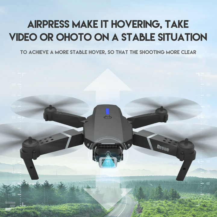 "Drohne X Pro 2024 in der Luft, 4K HD Kamera, langlebig, GPS-Navigation, für Luftaufnahmen und Abenteuer geeignet"