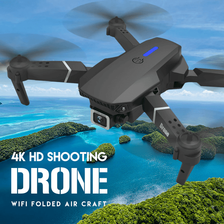 "Drohne X Pro 2024 in der Luft, 4K HD Kamera, langlebig, GPS-Navigation, für Luftaufnahmen und Abenteuer geeignet"