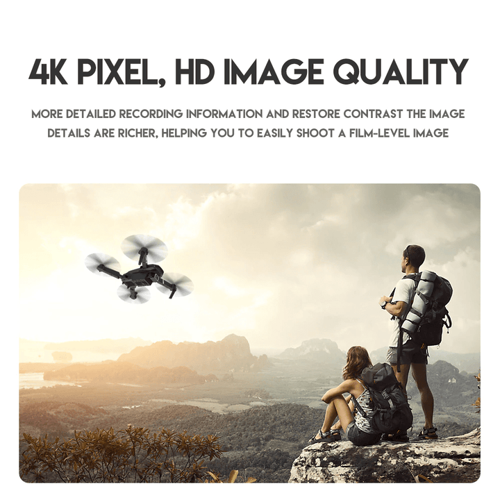 "Drohne X Pro 2024 in der Luft, 4K HD Kamera, langlebig, GPS-Navigation, für Luftaufnahmen und Abenteuer geeignet"