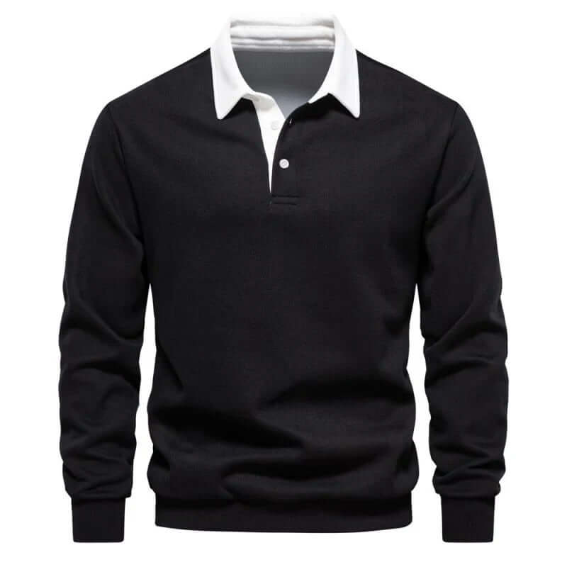 Langarm-Poloshirt für Herren - Premium Qualität